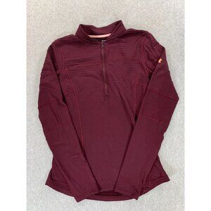 Under Armour Cold Gear 1/4 Zip Fitted Athletic Pullover‎ (Women's Small) Maroon